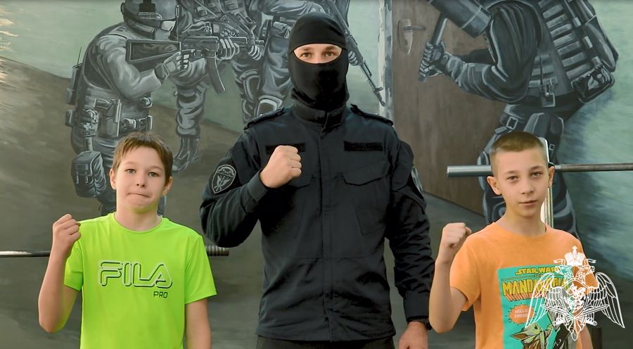 Калужские Росгвардейцы поддержали участников Олимпийских игр