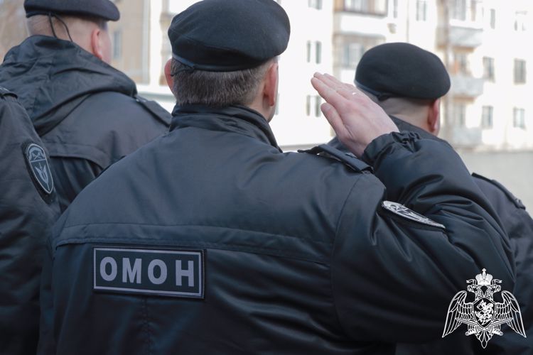 Сотрудники ОМОН «Орион» Росгвардии отметили 30-летие отряда