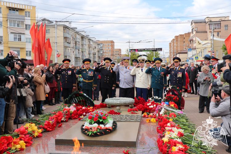 Начальник Управления Росгвардии принял участие в митинге, посвященном Дню Победы