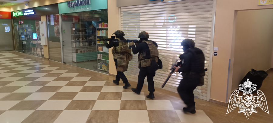 В Калуге прошли занятия спецподразделений Росгвардии
