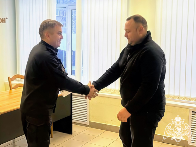 В ОМОН  «Орион» проводили на пенсию заслуженных сотрудников