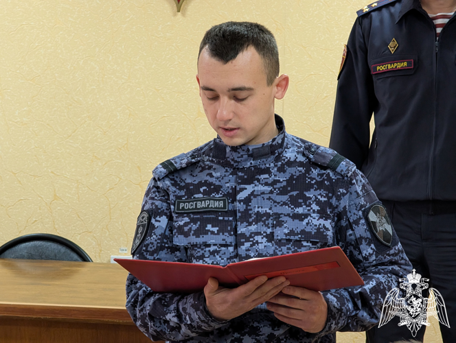 Новые защитники правопорядка вступили в ряды  Росгвардии