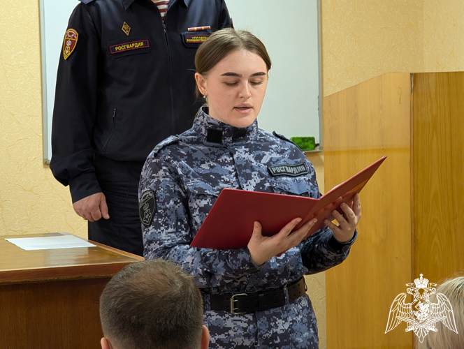 Новые защитники правопорядка вступили в ряды  Росгвардии