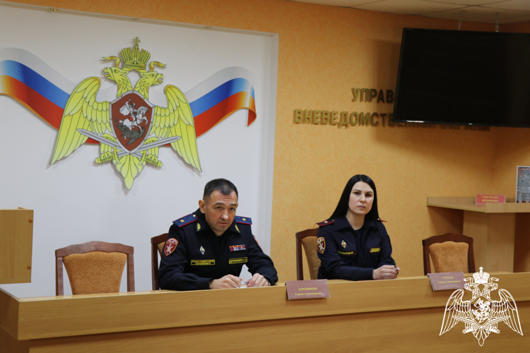 В Управлении Росгвардии по Калужской области прошла пресс-конференция, посвящённая подведению итогов деятельности за 2024 год
