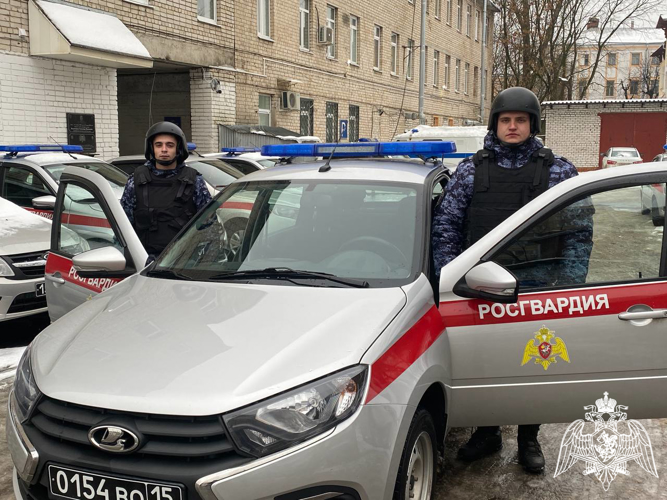 В Калуге росгвардейцы предотвратили пожар 