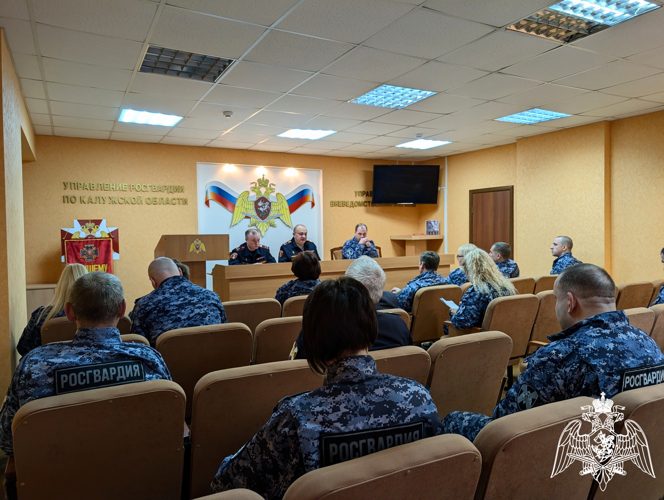 Вневедомственная охрана Росгвардии по Калужской области подвела итоги работы за 2024 год