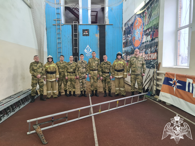 Учебно-методические сборы с подразделением ведомственной пожарной охраны Росгвардии прошли в Калуге