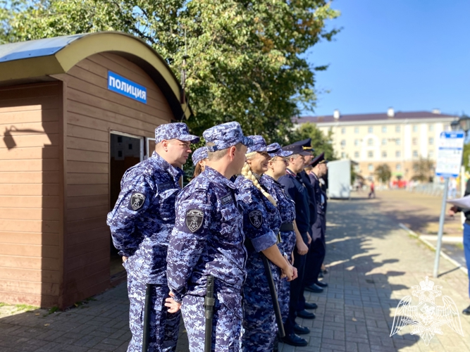 Калужские росгвардейцы обеспечили правопорядок на праздновании Дня города 