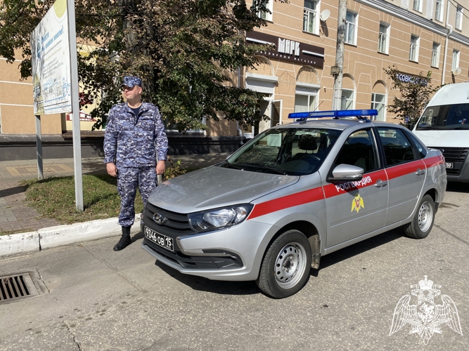 Калужские росгвардейцы обеспечили правопорядок на праздновании Дня города 