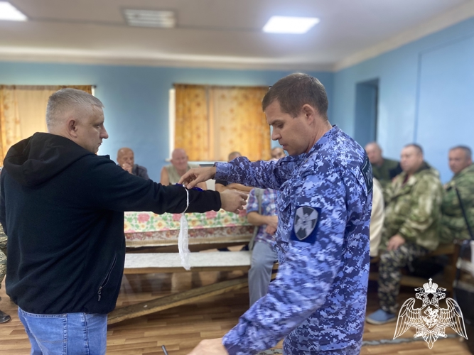 В Калуге Росгвардейцы провели занятия по медицинской подготовке