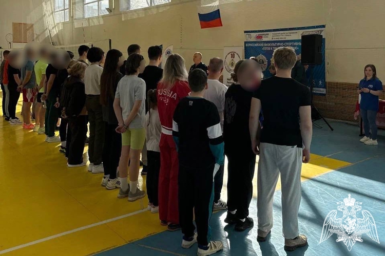  В Калужской области росгвардейцы и их семьи сдали нормы ГТО