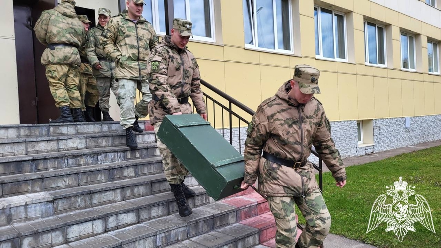 Противопожарная тренировка состоялась в Центре подготовки личного состава Центрального округа Росгвардии в Калуге
