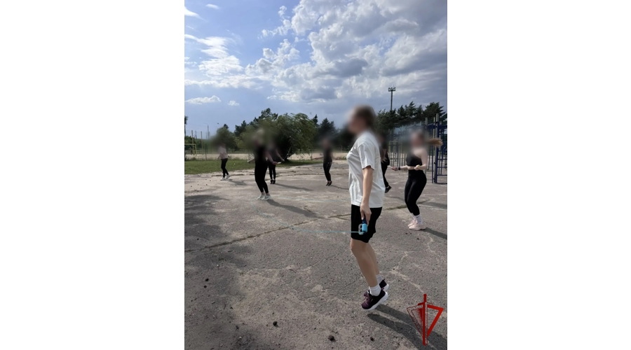 В Калуге в преддверии Дня физкультурника росгвардейцы провели спортивное мероприятие